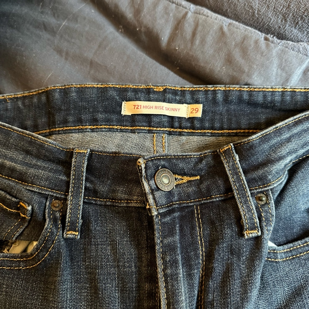 721 high rise skinny Levi’s jeans size 29